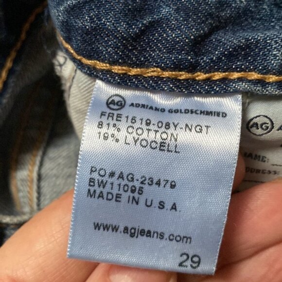 AG ADRIANO GOLDSCHMIED The Nikki Crop Relaxed Skinny distressed jeans - Picture 12 of 15